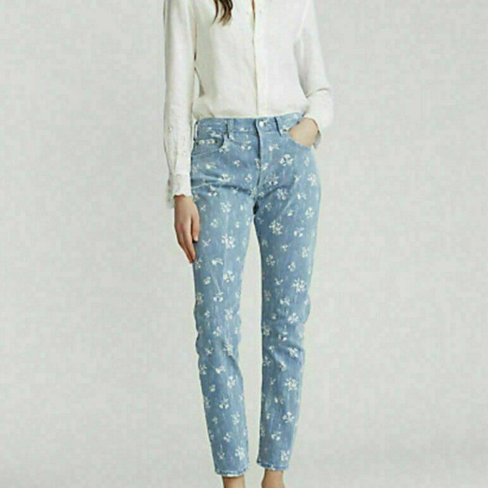 Polo Ralph Lauren Women’s The Callen High Rise Slim Jeans Pants Size 26